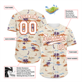 Custom Orange Hawaii White Authentic Baseball Jersey BSBJ0a-bc0fbf8